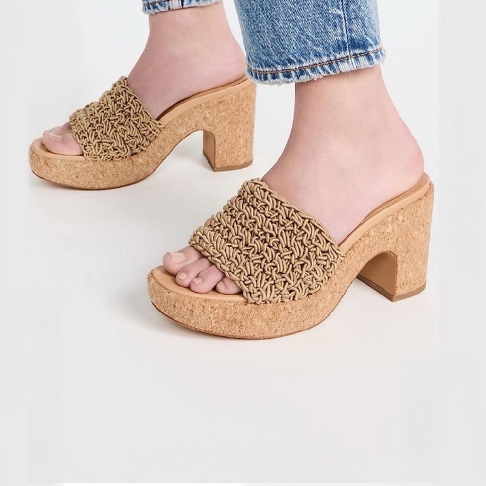 Vince Nicki Crochet Platform Sandal - Picture 2 of 15